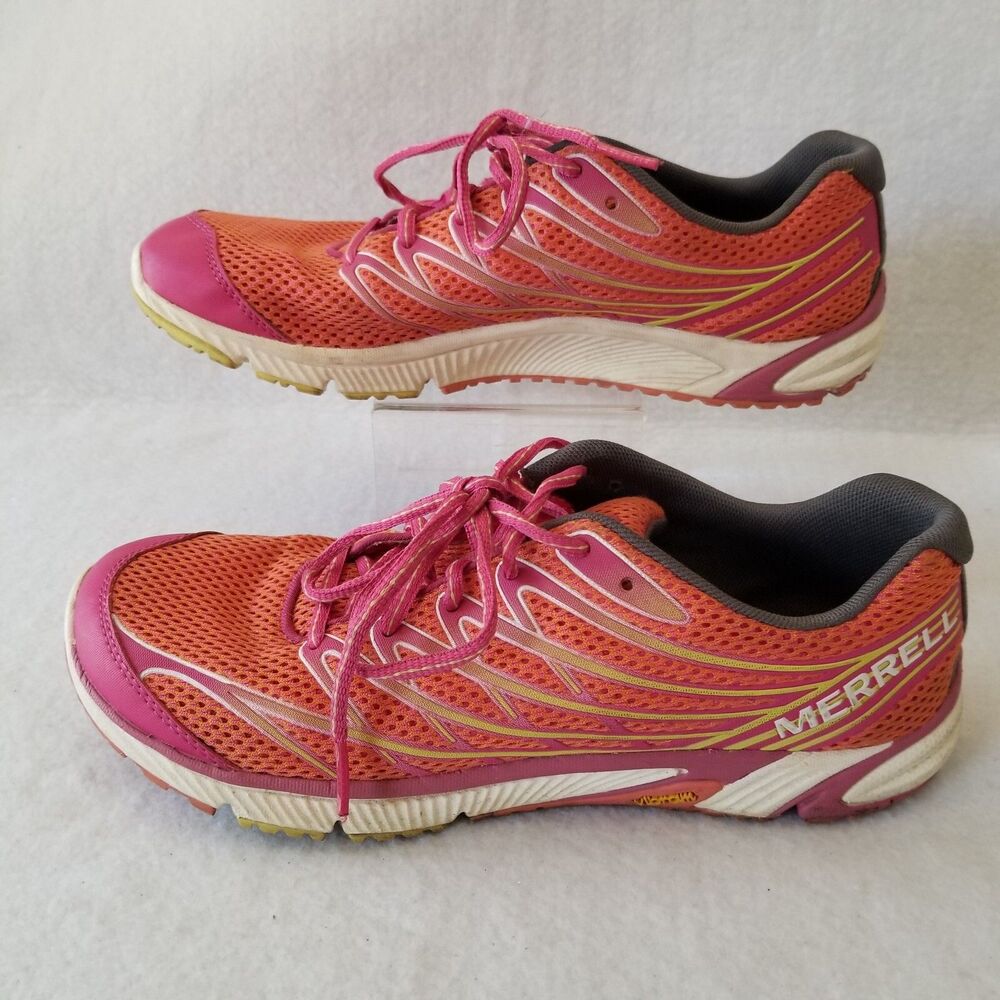 Women's Merrell Bare Access Arc 2 Pink Athletic Barefoot Sneakers Shoes Size 9